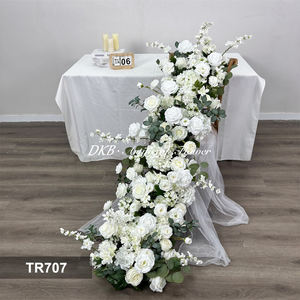 Camino de Mesa de Flores Artificiales de Seda Realista de Alta Calidad para Bodas, Graduaciones, Regreso a Clases, Decoraciones para el Día del Padre y de la Madre - Product Image 2