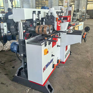 Planches de parquet en bois massif, cinq têtes de dégauchisseuse, dégauchisseuse industrielle robuste à quatre faces - Product Image 5