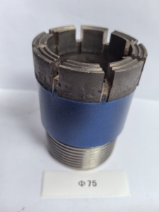 Finedrill 75mm 91mm 110mm 130mm ống đơn ngâm tẩm <span class=keywords><strong>bit</strong></span> lõi kim cương cho bê tông, đá nghiền, mặt đường xi măng - Product Image 5