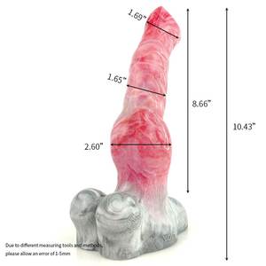 YOCY Raw Meat Color Riesiger Tierhund knoten <span class=keywords><strong>dildo</strong></span> für Frauen Männer mit Saugnapf Big Knotted - Product Image 5