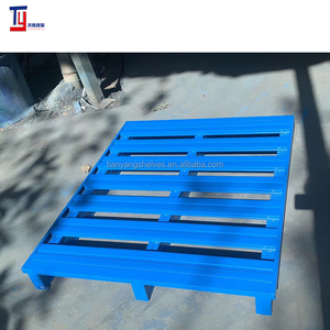 Pallet di metallo in acciaio resistente per il trasporto di stoccaggio industriale logistica box Anti-corrosione Pallet in acciaio - Product Image 5