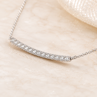 Collier minimaliste en argent sterling plaqué or 18 carats avec pendentif en moissanite certifié VVS1 GRA pour femme, idéal pour les fêtes de carnaval