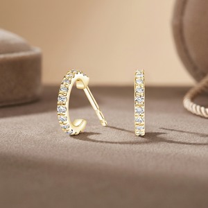 Anillo de eternidad completa con diamantes de talla redonda y engaste compartido - Product Image 3