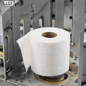 Rouleaux de papier toilette jetables antibactériens et biodégradables 2-5 plis, en pâte de bois vierge, robustes et doux, avec logo personnalisé, vente en gros usine - Product Image 2
