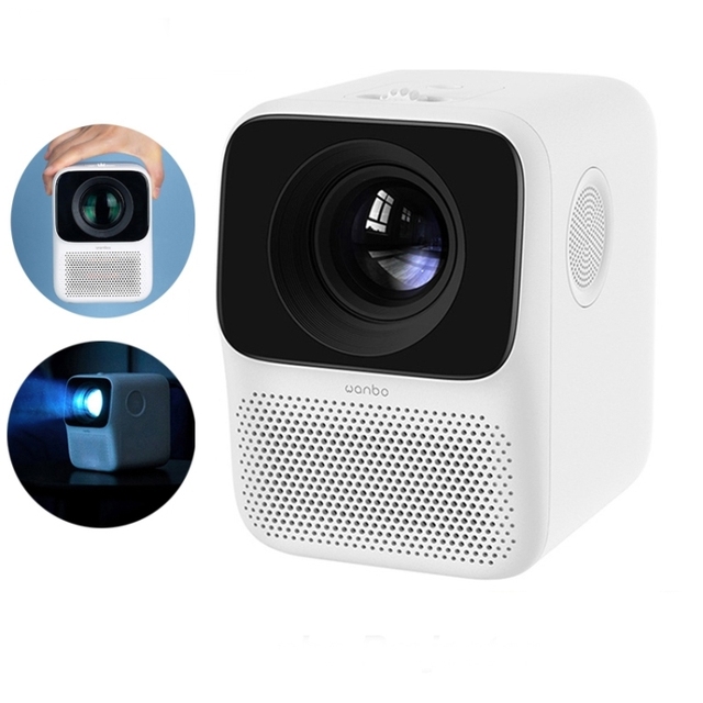 Drop Shipping T2 Free Projector 1920x1080 150 Lumens Home Ultra HD LED Projector