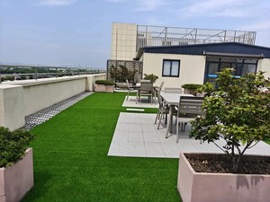 Wholesale Natural Autumn Landscaping Synthetic Artificial Grass Turf for Commercial Garden - Product Image 3
