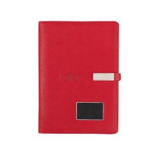 Thiết kế mới A5 Kích thước máy tính xách tay với sạc không dây & chiếu sáng logo kinh doanh Bộ quà tặng bao gồm cả ngân hàng điện & Nhật ký kế hoạch - Product Image 3