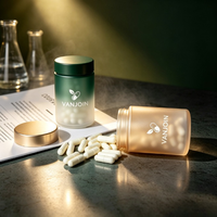 Bocaux en verre personnalisables 150ml 180ml 200ml 250ml avec couvercle CR pour compléments alimentaires, bonbons gélifiés, vitamines et poudres protéinées – Emballage fantaisie