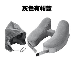 Oreiller <span class=keywords><strong>de</strong></span> <span class=keywords><strong>voyage</strong></span> gonflable portable <span class=keywords><strong>en</strong></span> forme <span class=keywords><strong>de</strong></span> H <span class=keywords><strong>en</strong></span> PVC et tissu polaire, compatible <span class=keywords><strong>avion</strong></span> et train à grande vitesse, <span class=keywords><strong>pour</strong></span> trousses <span class=keywords><strong>de</strong></span> <span class=keywords><strong>voyage</strong></span> # CQZ-01 - Product Image 5