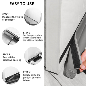 Leather Foldable Flexible <strong>Door</strong> Bottom Sealing Strip Guard <strong>Sealer</strong> Foam <strong>Door</strong> Draft Stoppers <strong>for</strong> Bottom of <strong>Door</strong> - Product Image 4
