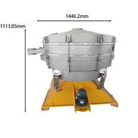 Machine de tamisage vibratoire à grande capacité à moteur circulaire QINNY pour la classification des poudres d'épices, destinée aux lignes de production alimentaire commerciales