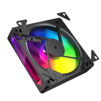 ESGAMING-Ventilateur de refroidissement hydraulique pour ordinateur de bureau haute efficacité 120mm, boîtier de jeu, bloc de construction