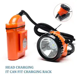 BOMARTE Personnalisé KL5LM LED Filaire Rechargeable Sécurité Antidéflagrant Mineurs Mining Phare Cap Lampe IP67