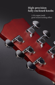 Chất lượng cao 38 inch 6 chuỗi đồng Matt kết thúc Acoustic Guitar zhuniao thương hiệu JieYang Made OEM chấp nhận - Product Image 2