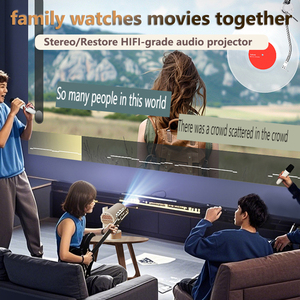 Touyinger Hy300 Nâng Cấp <span class=keywords><strong>Mini</strong></span> 4K Chiếu J01 Max Tof Laser Tự Động Lấy Nét 270 Độ Xoay Tự Động Tự Động FHD 1080P Thông Minh Rạp Hát Tại Nhà - Product Image 4