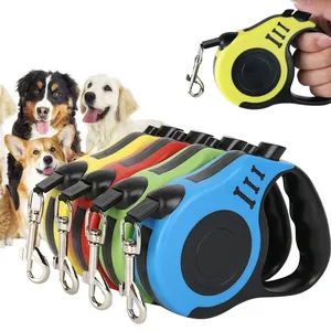 Laisse pour chien pour petits chiens, laisse rétractable automatique en nylon, laisse pour chiot, voyage en plein air, promenade, randonnée, corde de traction - Product Image 3