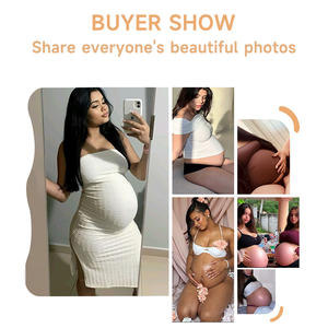 Faux ventre de grossesse 6-9 mois, ventre de grossesse artificiel en silicone réaliste, 2,5 kg, peau réaliste, doux, performance d'acteur - Product Image 6