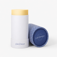 Kotak Kemasan Tabung Parfum Ramah Lingkungan dengan Lapisan Matte Kustom, Kotak Hadiah Silinder Kosmetik Premium Kaku untuk Merek Mewah