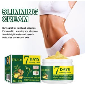 Crema massaggio allo zenzero naturale EELHOE ingredienti organici acido ialuronico crema per la cura del corpo per il dimagrimento della pelle del braccio della pancia idratante - Product Image 2
