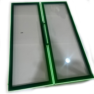 Nouvelle arrivée : porte de réfrigérateur en aluminium avec coins arrondis, éclairage LED transparent, pièces de rechange pour réfrigérateur - Product Image 6
