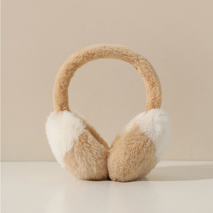 MIO classique doux fausse <span class=keywords><strong>fourrure</strong></span> <span class=keywords><strong>cache</strong></span>-oreilles hiver épaissir confortable pliable <span class=keywords><strong>cache</strong></span>-oreilles élastique bandeau multicolore <span class=keywords><strong>cache</strong></span>-oreilles pour les femmes - Product Image 2