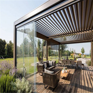 <span class=keywords><strong>Toldo</strong></span> nuevo Swing techo accesorios dosel Arbor adjunta a casa Pergola cubre Kits de aluminio pérgola - Product Image 6