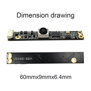 Module de caméra USB 8MP IMX179 à mise au point automatique, caméra à bande fine 60x9mm, 3264x2448 HD pour terminal de contrôle d'accès ATM et kiosque - Product Image 2