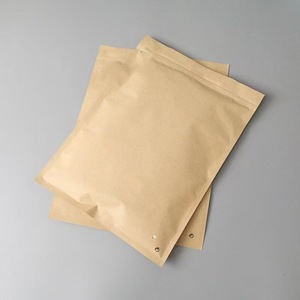 Sacs refermables en papier kraft Haleboss, rectangulaires, avec pelliculage brillant, auto-adhésifs, pour vêtements - Product Image 4