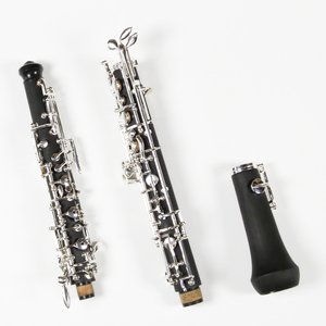 Oboe plat en bakélite de bonne qualité, vente directe d'instruments à <span class=keywords><strong>vent</strong></span> OEM en Chine, plat C, 22 touches, couleur noire classique - Product Image 2