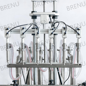 เครื่องบรรจุขวดครีมเนื้อข้นสูงแบบอัตโนมัติ ยี่ห้อเบรนู สำหรับเชียบัตเตอร์ พร้อมระบบทำความร้อนและผสม - Product Image 2