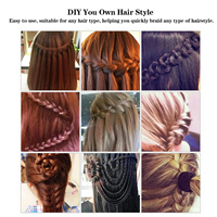 Tresseuse automatique de cheveux de haute qualité, machine à tresser électrique intelligente pour un coiffage rapide, nœuds, torsades, boucles et dreadlocks