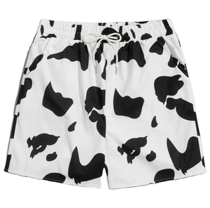 Men's Summer Fashionable Casual Cargo Shorts Customized High Quality Sublimation Print & Mid Waist <b>Elastic</b> Beach Casual Shorts - Product Image 1