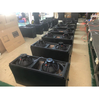 Système de haut-parleurs passifs à ligne acoustique professionnelle double 12 pouces, prix d'usine