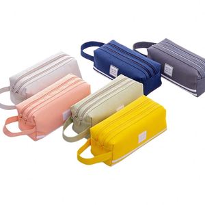 Big Capacity Pencil Case Colorful Pencil <b>Bag</b> Portable Stationery Organizer Cute Aesthetic <b>School</b> Office Supplies for Teens - Product Image 1