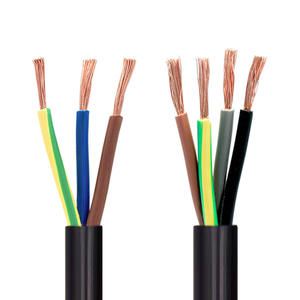 Fil électrique RVV 4*2.5 300/500V certifié CE, conducteur en cuivre toronné, isolation en PVC, <span class=keywords><strong>gaine</strong></span> en PVC, quatre conducteurs, pour la vente en gros - Product Image 2