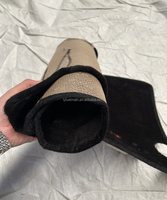 Accessoires intérieurs automobiles de luxe Luerman, housse de tableau de bord complète en flanelle/polyester, protection antidérapante, décoration