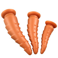 Plug anal géant en silicone souple Dragon, masturbateur trois pièces pour homme et femme, perles texturées, plug anal multicouche, jouet sexuel