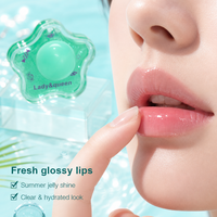 Choix Populaire : Baume à Lèvres Vert Fleur Hydratant et Brillant, Format Compact, Marque Privée OEM/ODM, Emballage Personnalisé