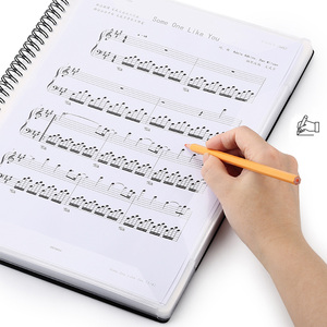 Dossier de musique 20 feuilles de pochettes en plastique Dossiers de musique chorale pour scène Piano jouant Choir Singer Sheet Music Holder - Product Image 5