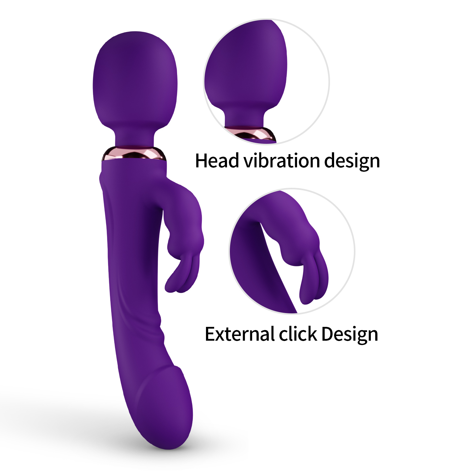 VIBRADOR RECARGABLE DE CONEJO 04134R