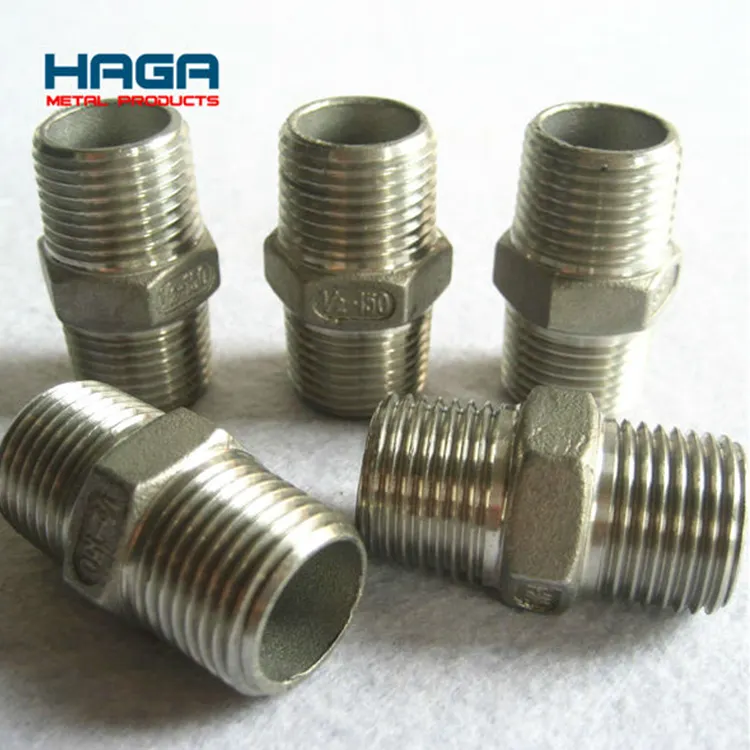High Quality Hardware Products External Thread Stainless Steel Metal Joint