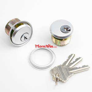 أقفال باب منزلقة بإطار زجاجي وعلى الأكثر مبيعًا بجودة عالية مع خطاف قفل وإسقاط أسطواني على شكل معلاقة - Product Image 4