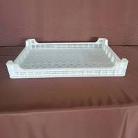 Plateaux de séchage en maille plastique HDPE empilables, de qualité alimentaire, ventilés, pour le stockage et le séchage des fruits de mer, poissons, fruits, légumes et herbes