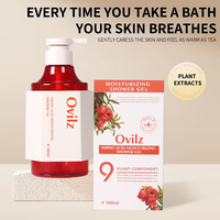 Lotion pour le corps et gel douche éclaircissants biologiques de marque privée lait hydratant éclaircissant le teint avec des acides aminés nettoyant pour le corps