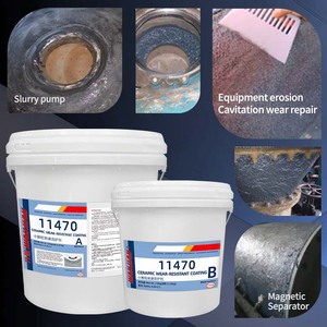 Rivestimento Epossidico Protettivo Resistente all'Usura 11470 per Riparazione Attrezzature e Protezione Preventiva Composto ad Alto Impatto Grigio 2kg Produzione - Product Image 2