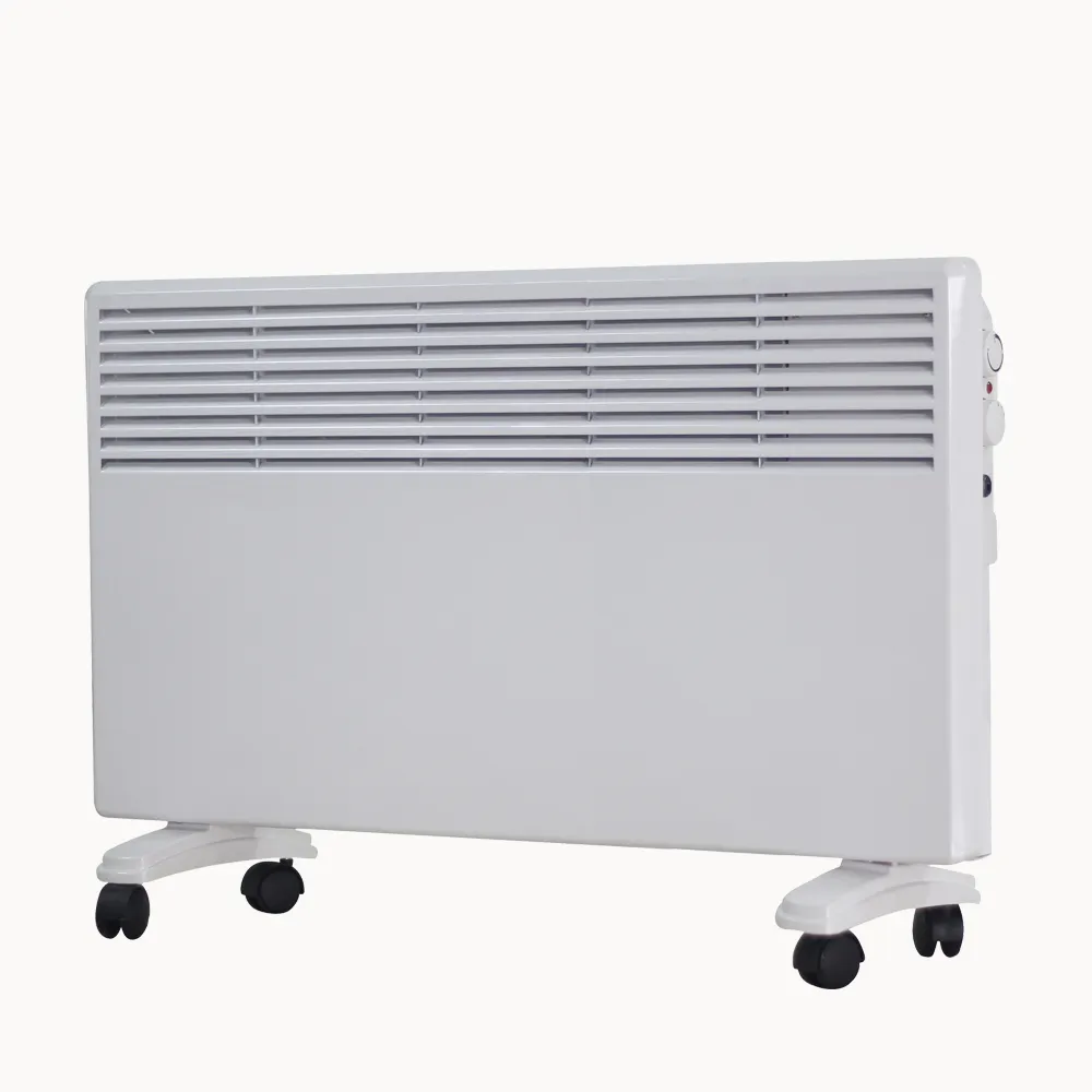 Convector Radiator Heater 2000W Room Heating With Adjustable Thermostat For Living And Bathroom Wall-mounted