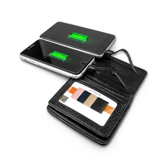 Li-Polymer Battery Battery Type and Micro USB Input Interface Portable mini wallet power bank