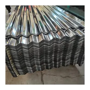 Tôle de toiture en zinc de haute qualité Tôle ondulée galvanisée GI Tôle de toiture galvanisée Prix Plaques de zinc