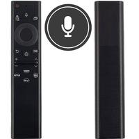 Control Remoto de Voz de Repuesto BN59-01385A BN59-01385B con Código de Aprendizaje y Silicona para Samsung Smart TV, Uso Doméstico