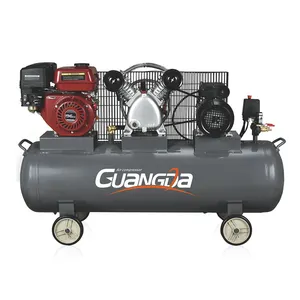 Gasoline Compressor 2.2kw 150 Liter Diesel Petrol Engine Power Air Compressor